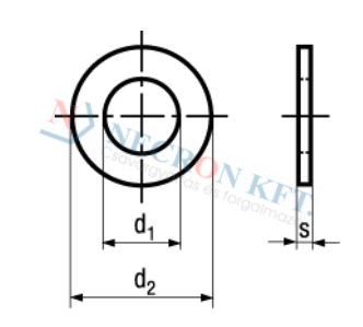Scheiben ohne Fase für Zylinderschrauben (DIN433-SRÉZ-0020)